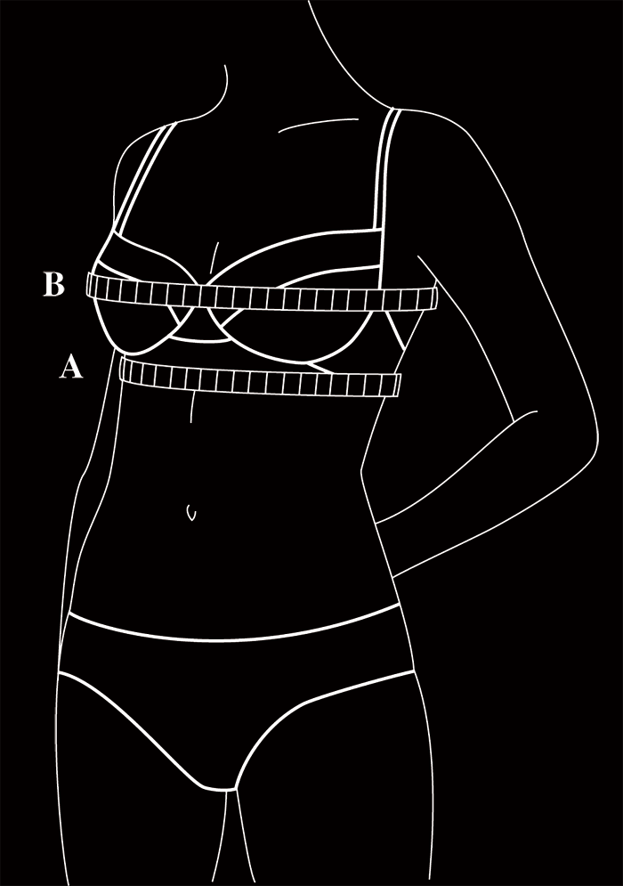 Size guides for Bralette & Underwired bra – Made by Noemi